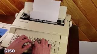 Silver Reed EZ 22 Compact Portable Electric Typewriter