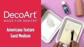 Made for Makers - Americana Texture Sand Medium | DecoArt®