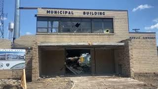 Razing Kewaskum Village Hall 2024