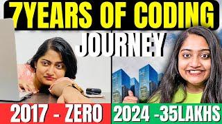 Zero to 35Lakhs+ SALARYMy 7Yrs Long CODING JOURNEY in 7Mins(Tamil)