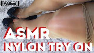 ASMR Nylon Try On | Wolfords Satin Touch 20s ROCK