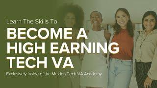 Learn how to become a Tech VA