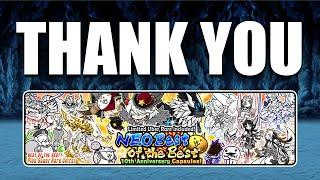 THANK YOU NEO BEST OF THE BEST!! - Battle Cats