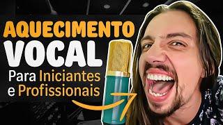 Aquecimento Vocal SEM ENROLAÇÃO pra FAZER TODOS OS DIAS!