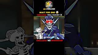 CERULEDGE VS ARMAROUGE || CERULEDGE TROLL FACE EDIT ️ #pokemon #shorts