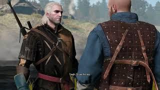 The Witcher 3 - Velen: Rescue John Verdun From Drowner at Riverbed "I'll Untie You" Gameplay PS5 4.0