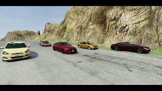 Самый веселый бешеный спуск в beamNG.Drive №6 #beambeamngdrive #beamng #beamngdrive