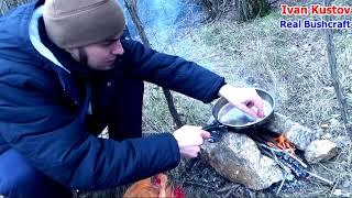 Реальный Бушкрафт- "радует погодка"Real Bushcraft/Ivan Kustov and Vladimir Kustov/ Official video/