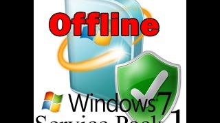 How to Install Service Pack 1 (SP1) Update Offline Installer on Windows 7 x32 x64