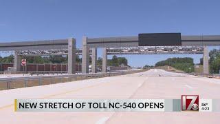 New stretch of tolled NC-540 opens in Wake County