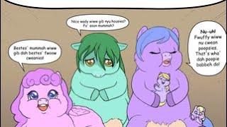 Fluffy Pony Abuse “Fluffy workers” Part 1 & 2 (comic by Master_Violet, voiceover by gayroommate)