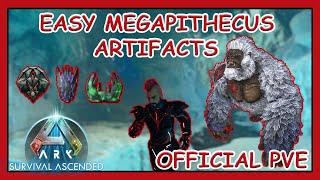 Ark Ascended | Easy Megapithecus Artifacts | The Island | Official PVE