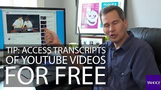 How to make YouTube transcripts