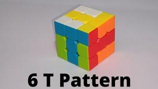 Make 6 T Pattern on Rubik's Cube without Algorithm