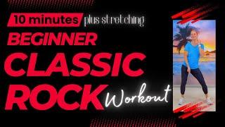 10 minute Low Impact CLASSIC ROCK Walking Workout