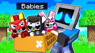 Adopting Baby NIGHTMARE CRITTERS in Minecraft!