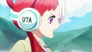 Luffy singing perfectly after Uta's guidance | One Piece Funny moments | Baka song