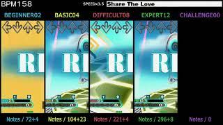 DDR / Share The Love  - SINGLE (DanceDanceRevolution X3)