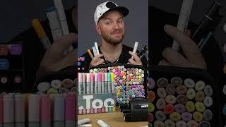 Ranking Markers - COPIC vs OHUHU #shorts