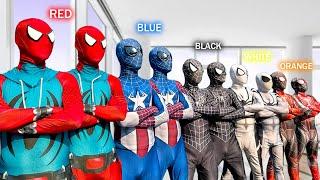 5 SPIDER-MAN Bros vs MAGIC PICTURE ( SUPERHERO vs VILLAIN World ) Comedy Stunt Action by Follow Me