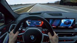 2024 BMW X6 M Competition | POV Drive | No Speed Limit Autobahn!