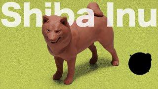 NSPで作る柴犬　"Shiba inu"The process of making with NSP