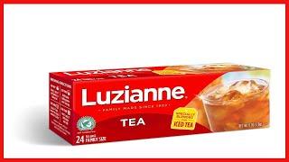 Luzianne Iced Tea, Unsweetened, Family Size, 144 Iced Tea Bags (6 Boxes of 24 Count Pack)