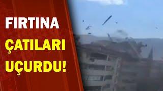 Çatılar Arabaların Üstüne Düştü! / A Haber | A Haber