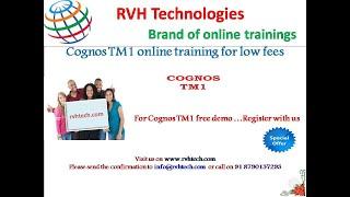 Cognos TM1 online training Part 4 by RVH Technologies