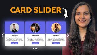 How to make Card Slider in React JS | React Slick