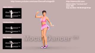 LAMBADA SOLO - 3D dance Motion capture footage preview  |  3d animation loop video | by MocapDancer