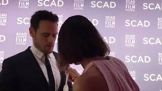 Sam Heughan Bringing Caitriona Balfe Ice Cream - Outlander Season 4 Premiere