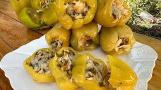 Just Amazing! Pickled Stuffed Bell Peppers Recipe!