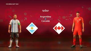 IF Argentina vs Canada Play Qatar World Cup 2022 Final | FIFAWALA