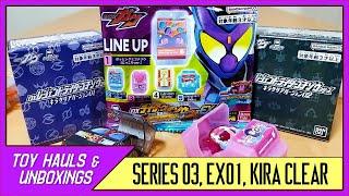 BIG LOT OF GOCHIZO! Series 03, EX01, Kira Clear Legend, & More! | Kamen Rider Gavv Toy Review