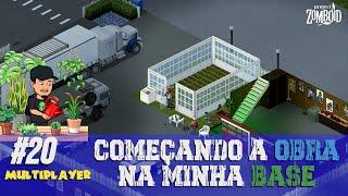 Construindo o Jardim na minha Base - #20 Project Zomboid Multiplayer 4.0