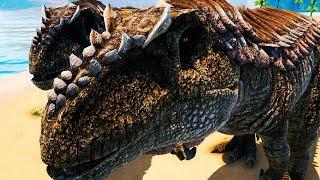 Família HYPO Giganotossauro, Pesquei o Peixe Gigante, ESPINOSSAURO! The Isle? | ARK: Play As |PT/BR