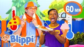 Play Hot or Cold with Blippi and Meekah! | Blippi's Playdate 60 min Special!