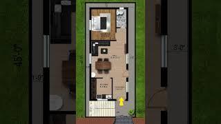 20x45 house plan  #homedesign #architecture #viral #shorts #floorplan #housedesign #houseplan #home