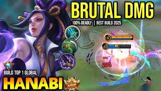 HANABI BEST BUILD 2025 | BUILD TOP 1 GLOBAL HANABI GAMEPLAY | MOBILE LEGENDS