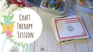 NOTECARD TUTORIAL | CRAFT THERAPY | CREATIVE CHAT