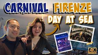 Carnival Firenze Cruise - SEA DAY | Ropes Course | New Playlist Show "Dear Future Husband"