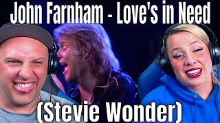 Reaction To John Farnham - Love's in Need - Stevie Wonder (High Quality) THE WOLF HUNTERZ REACTIONS