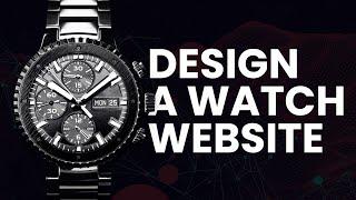 Design a Watch Website | Live Design Stream