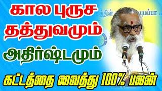 கால புருஷ தத்துவம் அதிர்ஷ்டமும் கட்டத்தை வைத்து 100% பலன் |  Ponnaiya Swamigal Astrologer | KP