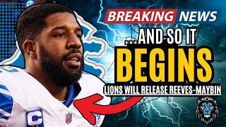 BREAKING NEWS: The Detroit Lions Plan To RELEASE Jalen Reeves-Maybin!