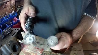 Cleaning Grime From Valves with Steel Brush and Air Tool Part 1