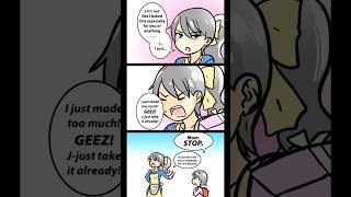 My Mother is a Tsundere! [comic dub]   #anime #ytshorts #mothersday