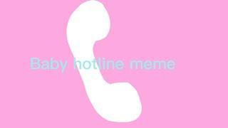 Baby hotline background for animation memes flash warning and trigger warning