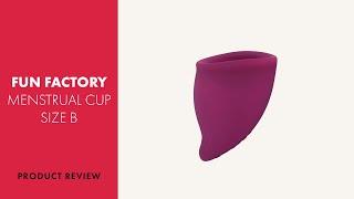 Fun Factory Menstrual Cup Size B Review | PABO